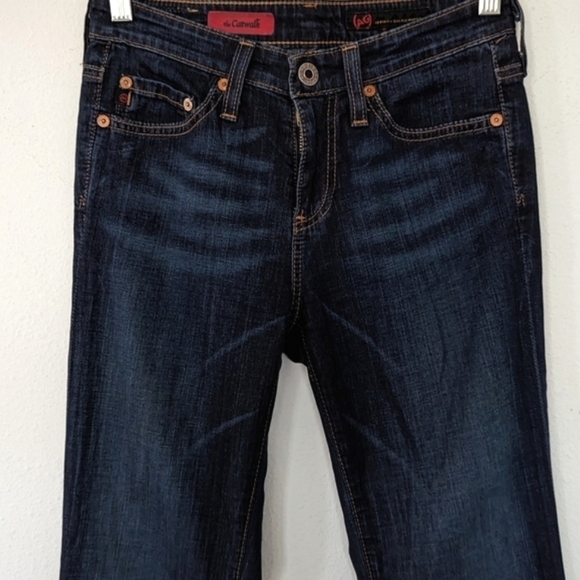 Adriano Goldschmied AG The Catwalk Straight Leg Dark Wash Denim Jeans Size 24 R - Picture 3 of 15